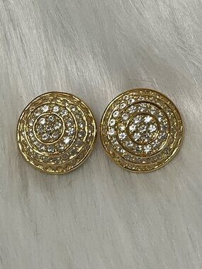 Vintage Roman Clip On Earrings